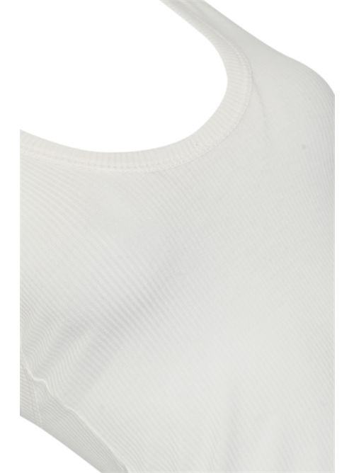 The Vogatore Tanktop in jersey stretch in misto viscosa Bianco Patrizia Pepe | 8M1760 J182W146